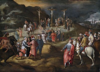 Crucifixion of Christ on Calvary by Unbekannt Unbekannt